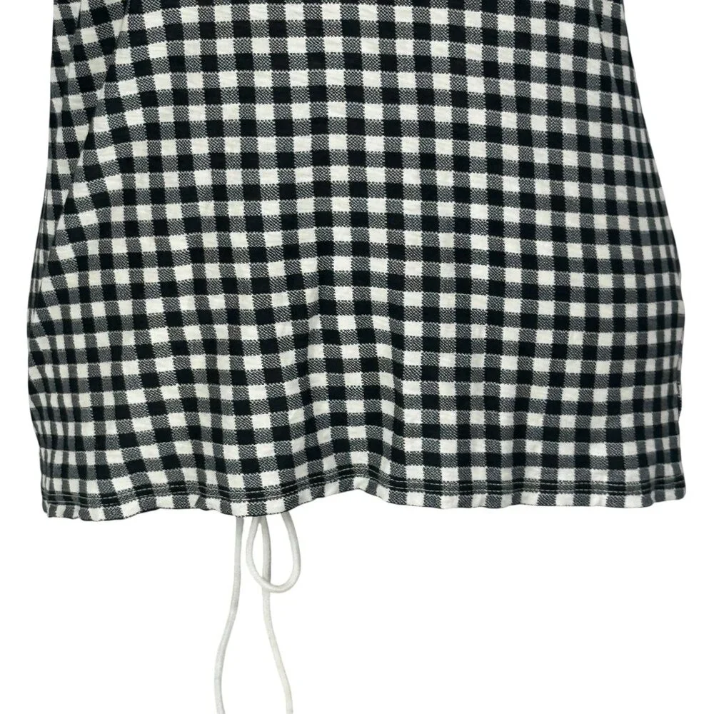 Like new NATION Paulette Tank Blue & White Gingham Ruffle Sleeve Top Size XS - Picture 12 of 12